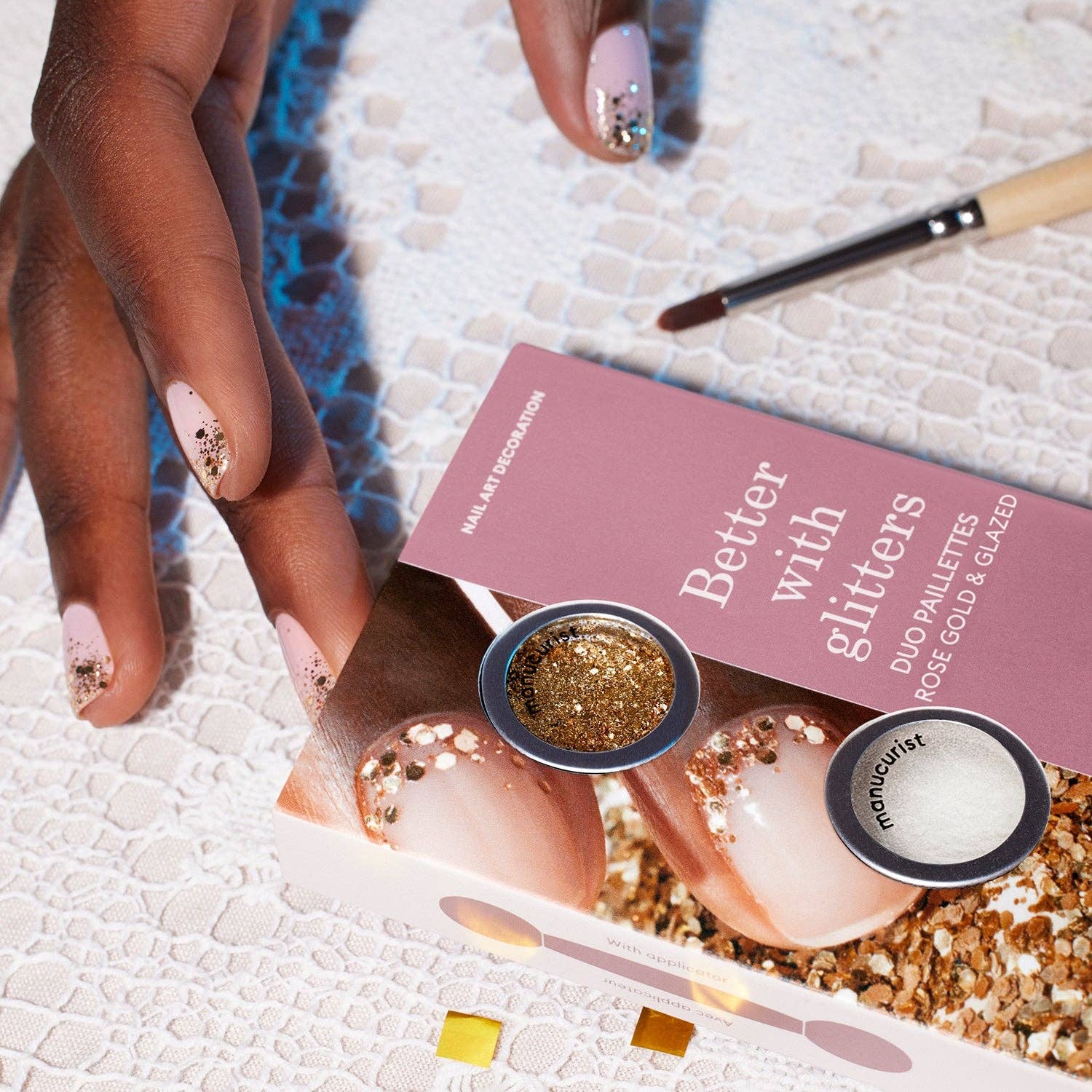 Paillettes - Rose Gold & Glazed 2
