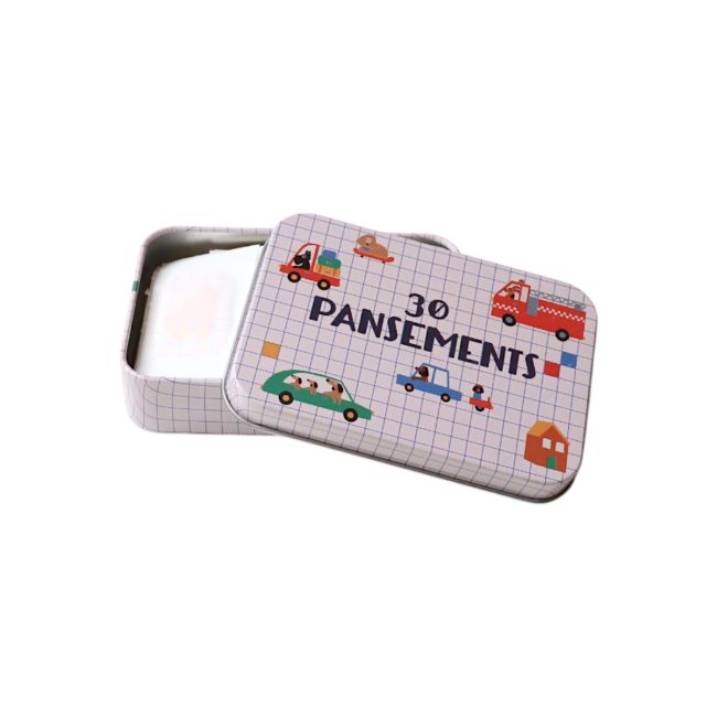 Boîte de 30 pansements Chiens et Voitures 2