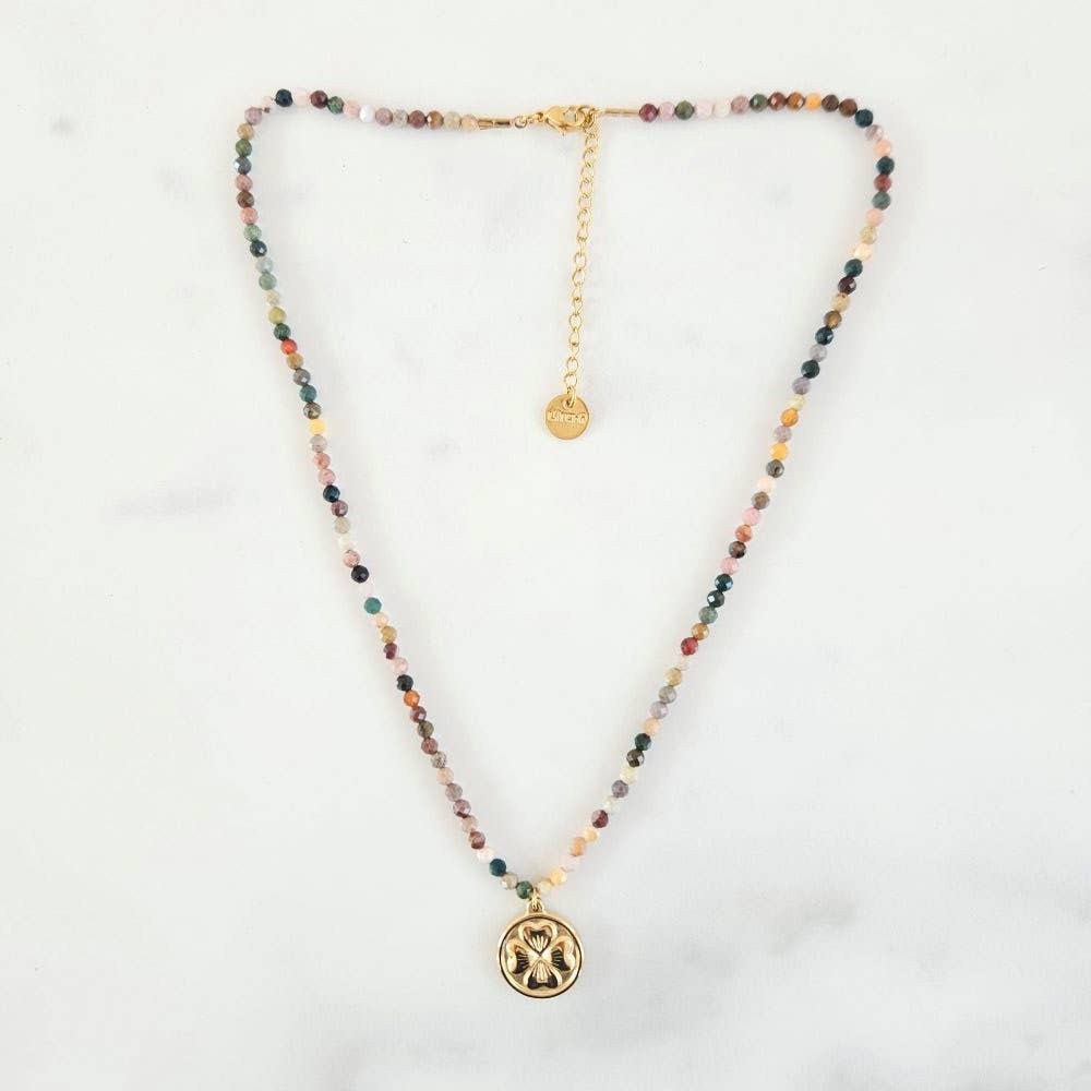 Collier trèfle Maya 2