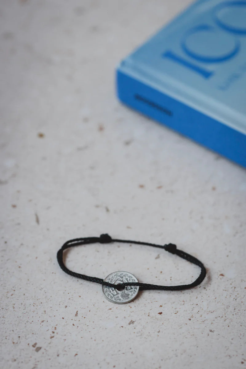 Bracelet Le sous Français - Le petit coloré noir 2
