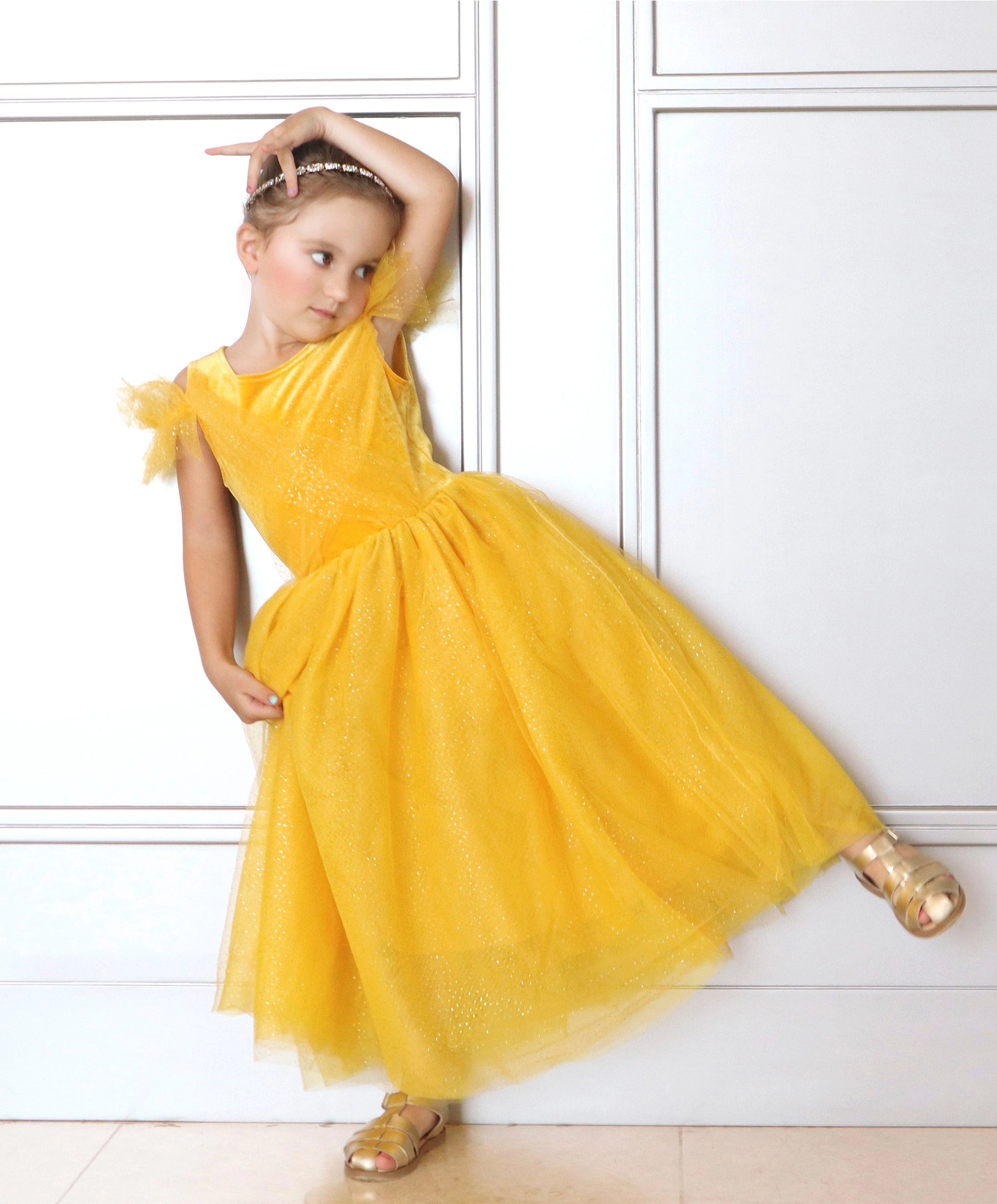 Robe princesse yellow 2