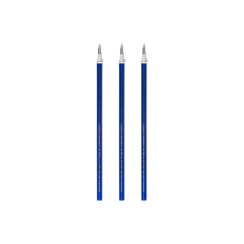 Pack de 3 recharges pour Stylo à Encre Gel Effaçable Légami — bleu-4