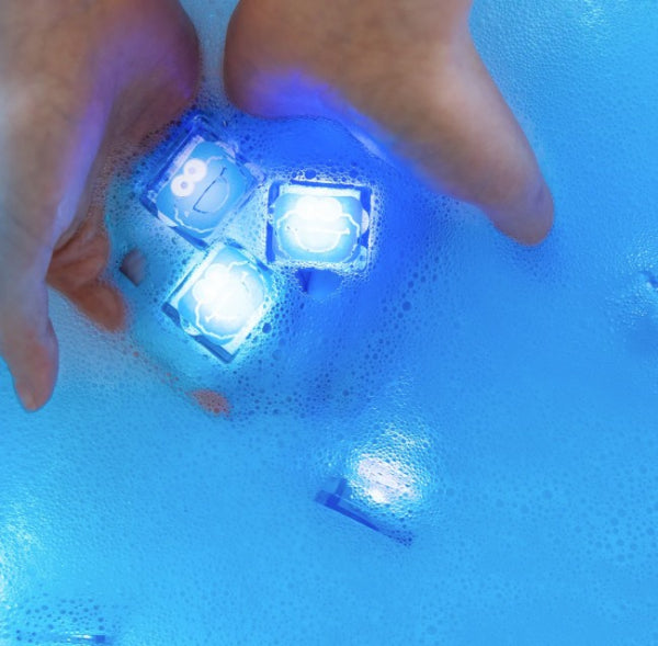 Cubes lumineux pour le bain Cookie Monster Bleu 2