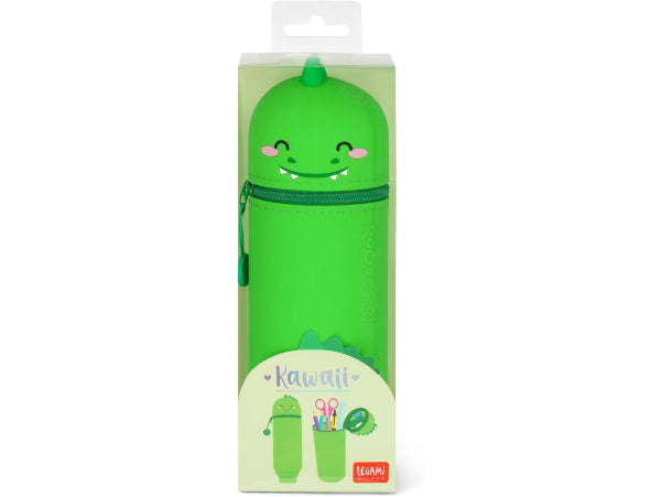 Trousse en silicone 2-en-1 Kawaii Dinosaure 4