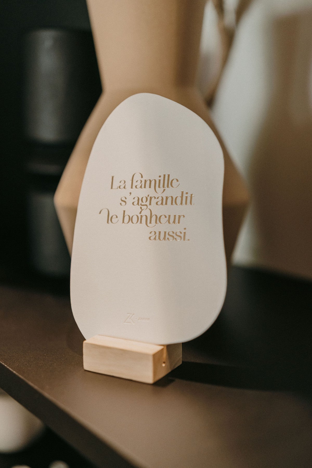 Carte postale Galet avec enveloppe 2
