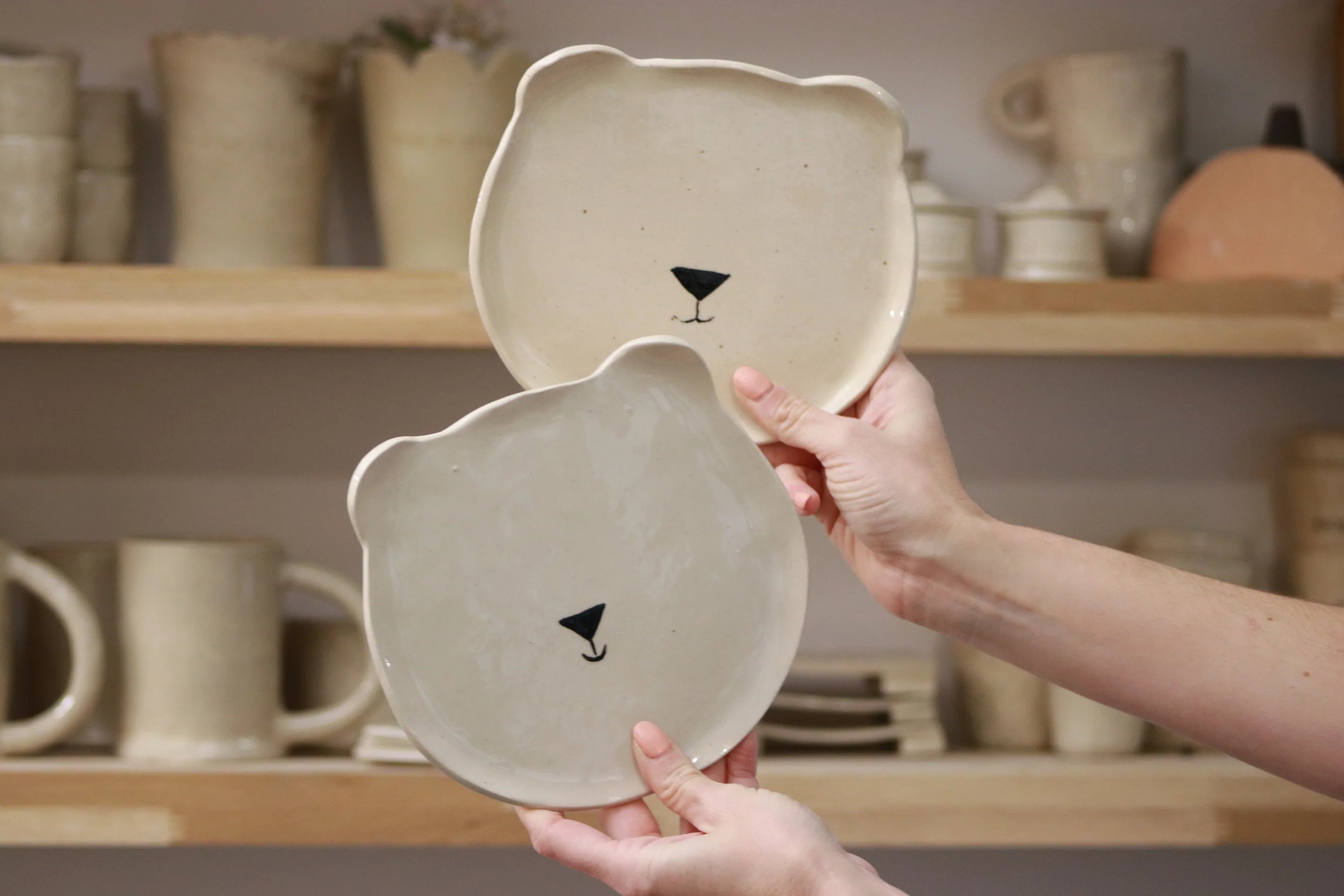 Assiette ours blanche 2