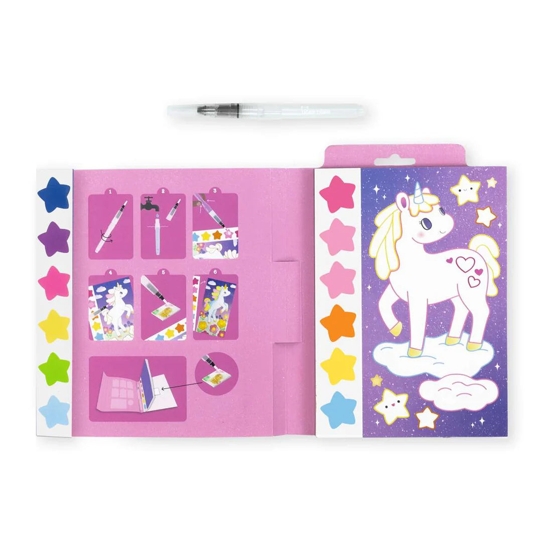 Set carnet de peinture Licorne 3