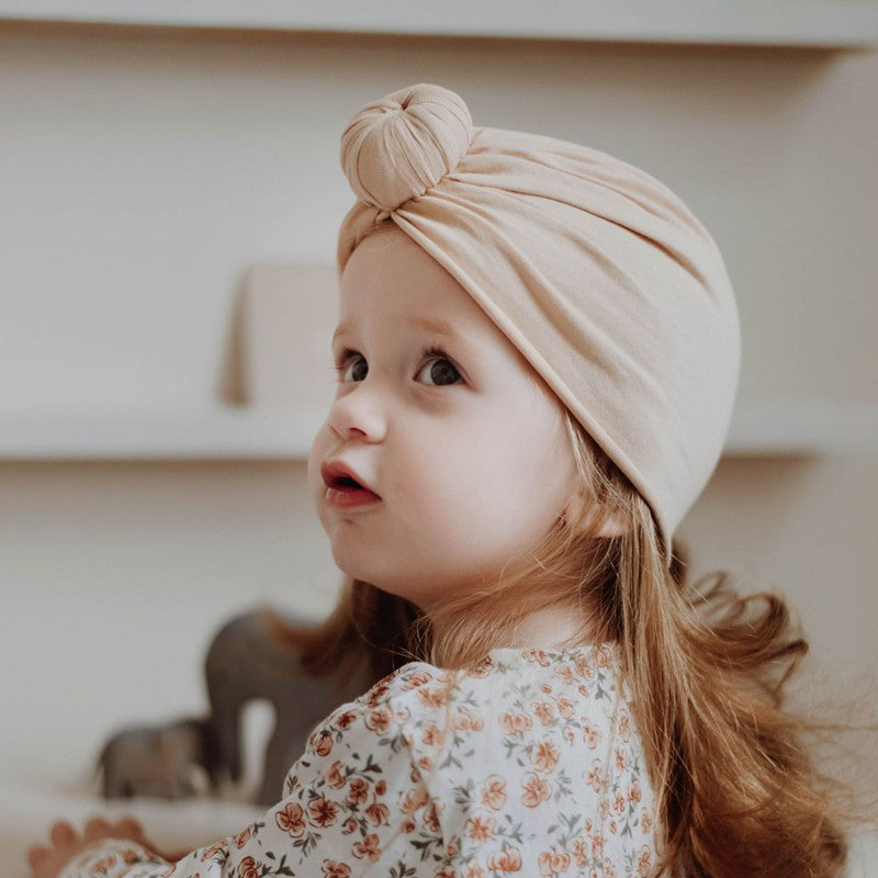 Bonnet turban - Nude 3