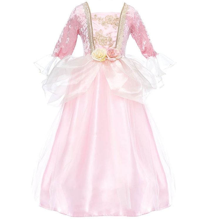 Robe de princesse rose avec cerceau 3
