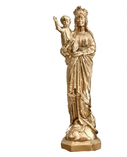 Vierge à l'enfant en cire 2