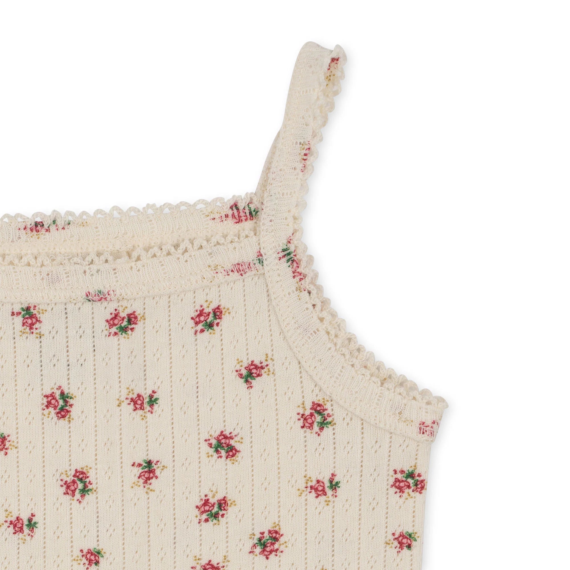 Body petites fleurs rouges fines bretelles 3