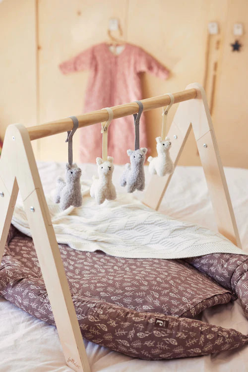 Arche d’éveil en bois sans jouets à suspendre 4