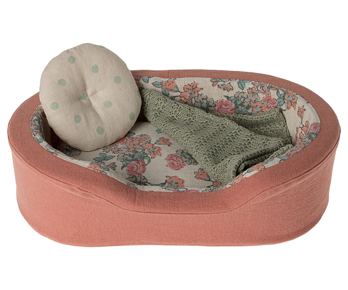 Maileg : Panier douillet, Small - Corail 3