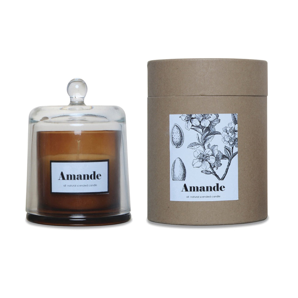 Bougie cloche Ambre gm amande douce 2