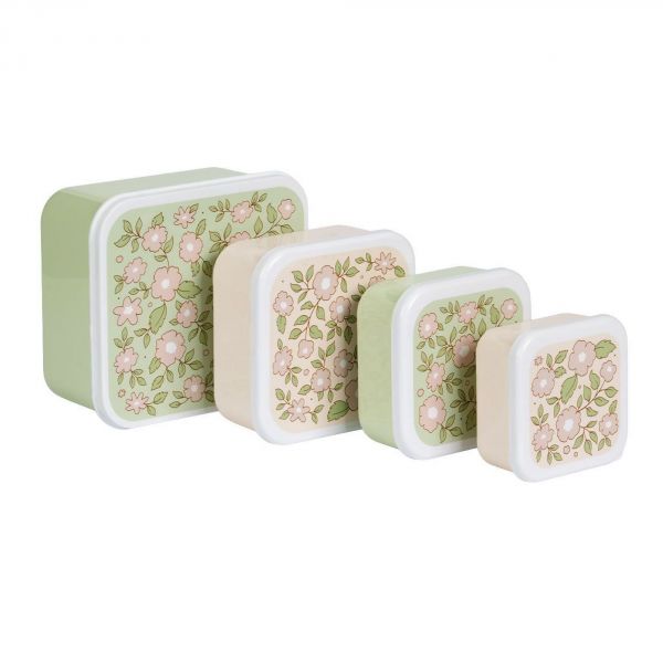 4 Boîtes à goûter Fleurs 4