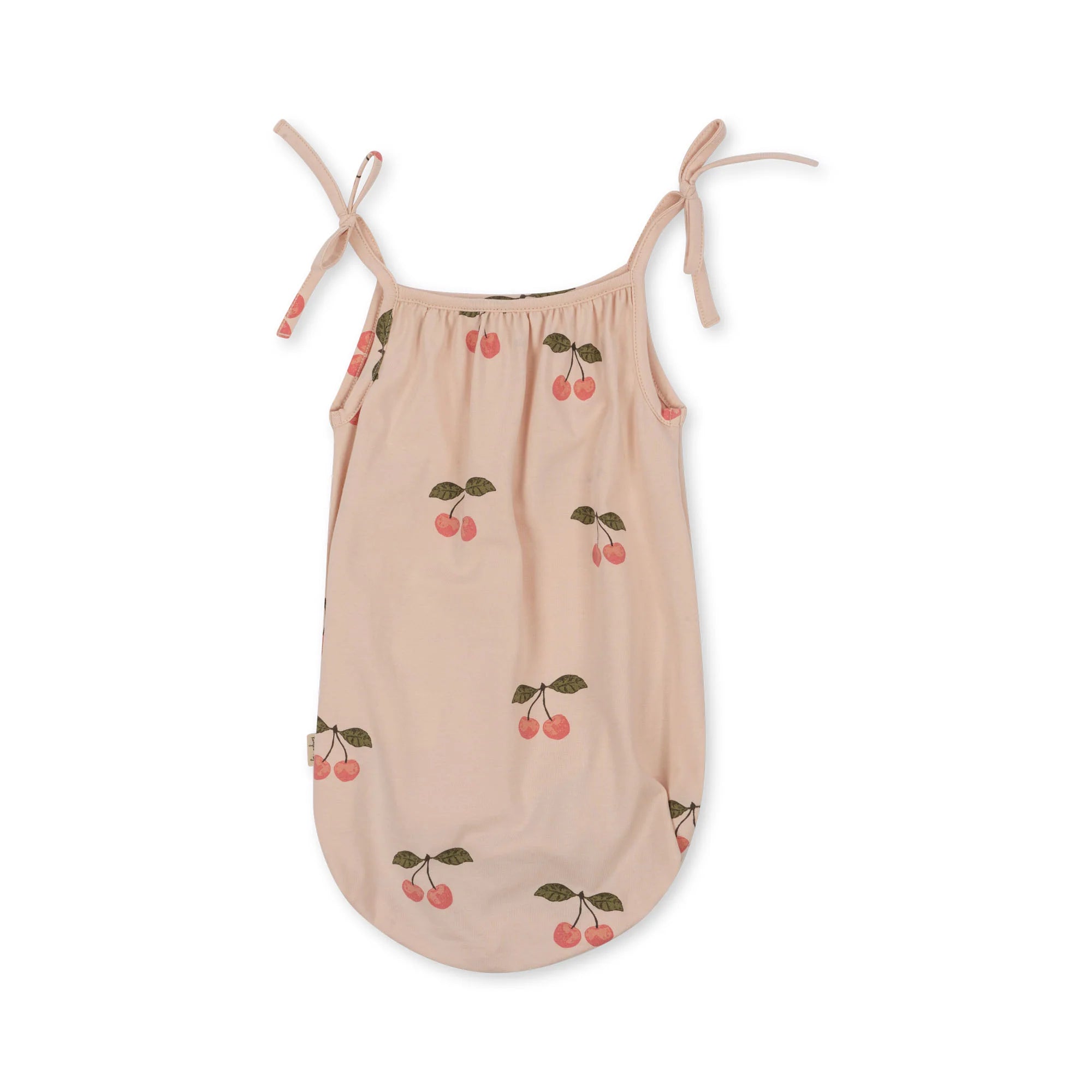 Barboteuse à bretelles - ma grande cerise pink — 3 mois