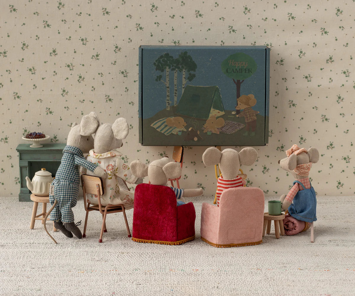 Maileg : Fauteuil, Souris - Rouge 3