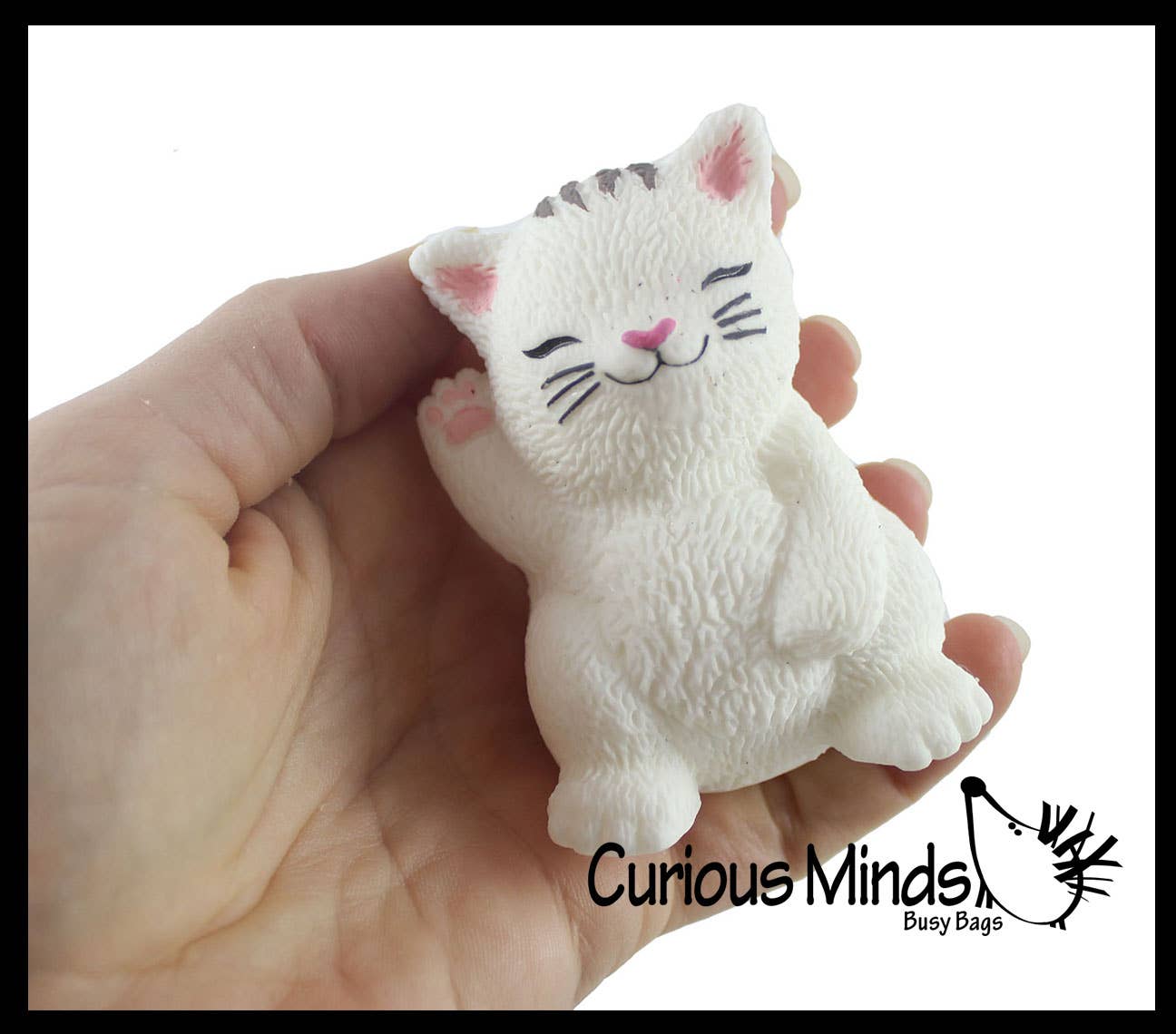 Balle anti-stress en forme de chat 7