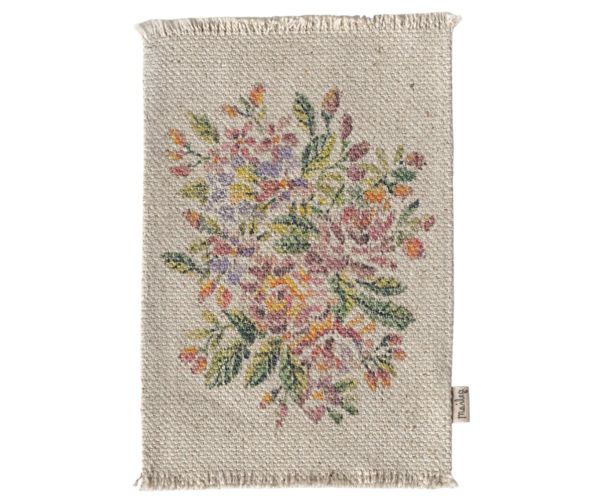 Maileg : Tapis, A fleurs - Medium