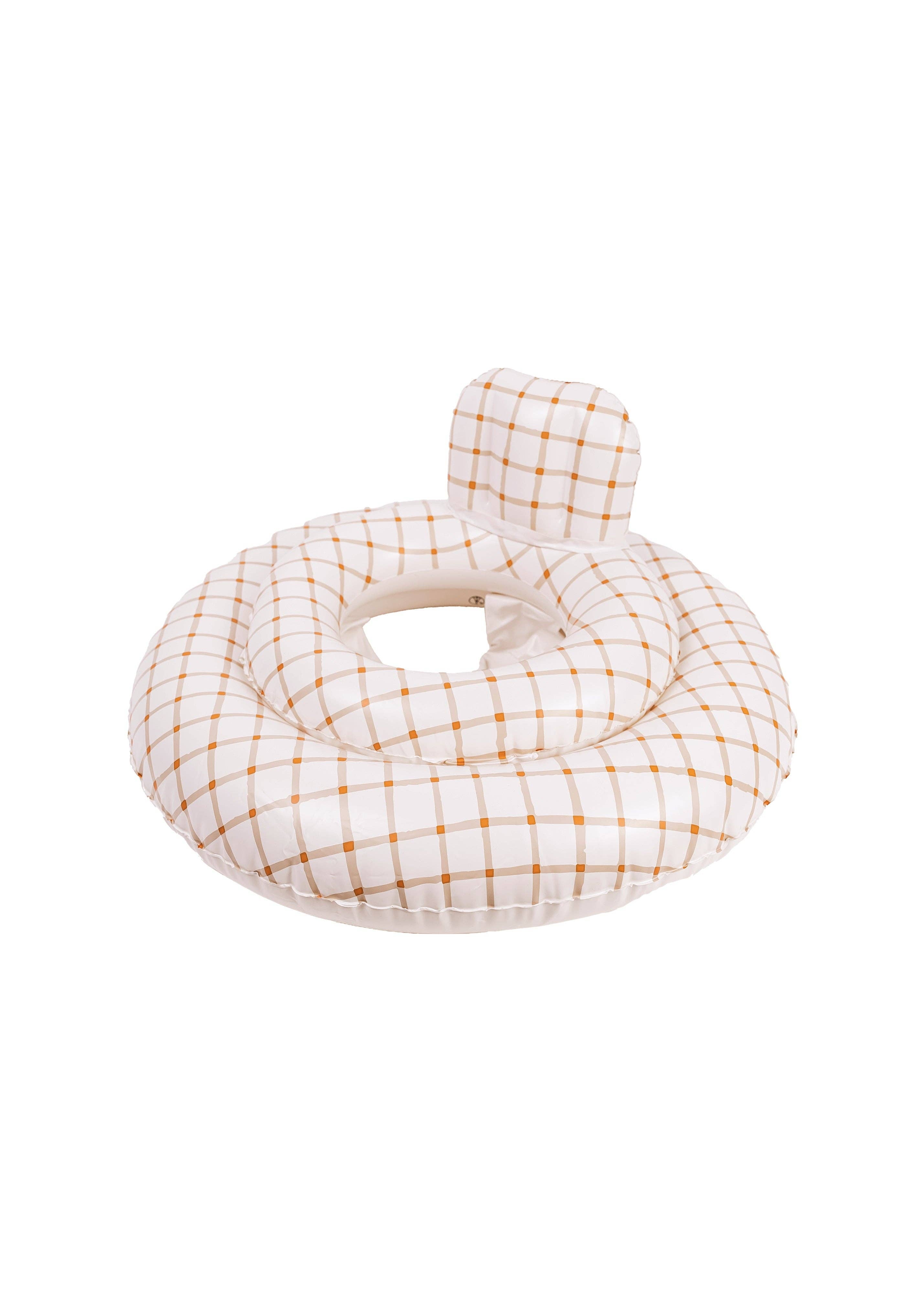 Siège bouée Bébé Gonflable - Carrés Organiques