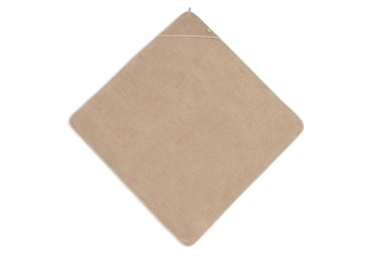 Cape de bain en éponge 1x1m — nougat