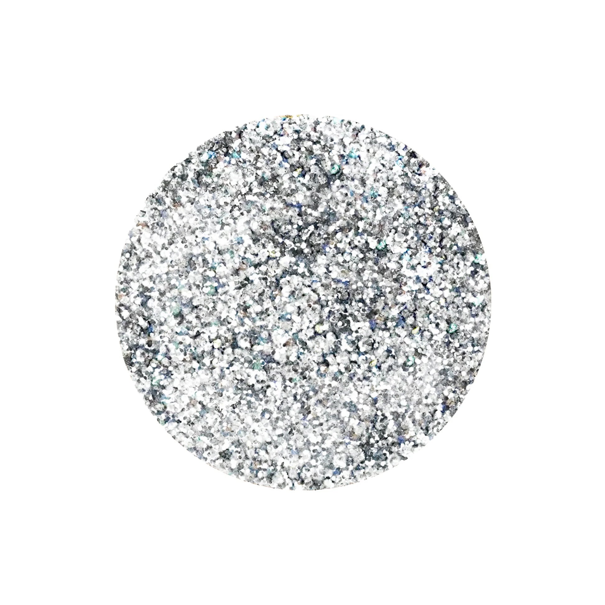 Vernis à l’eau paillettes argentées-vanille 2