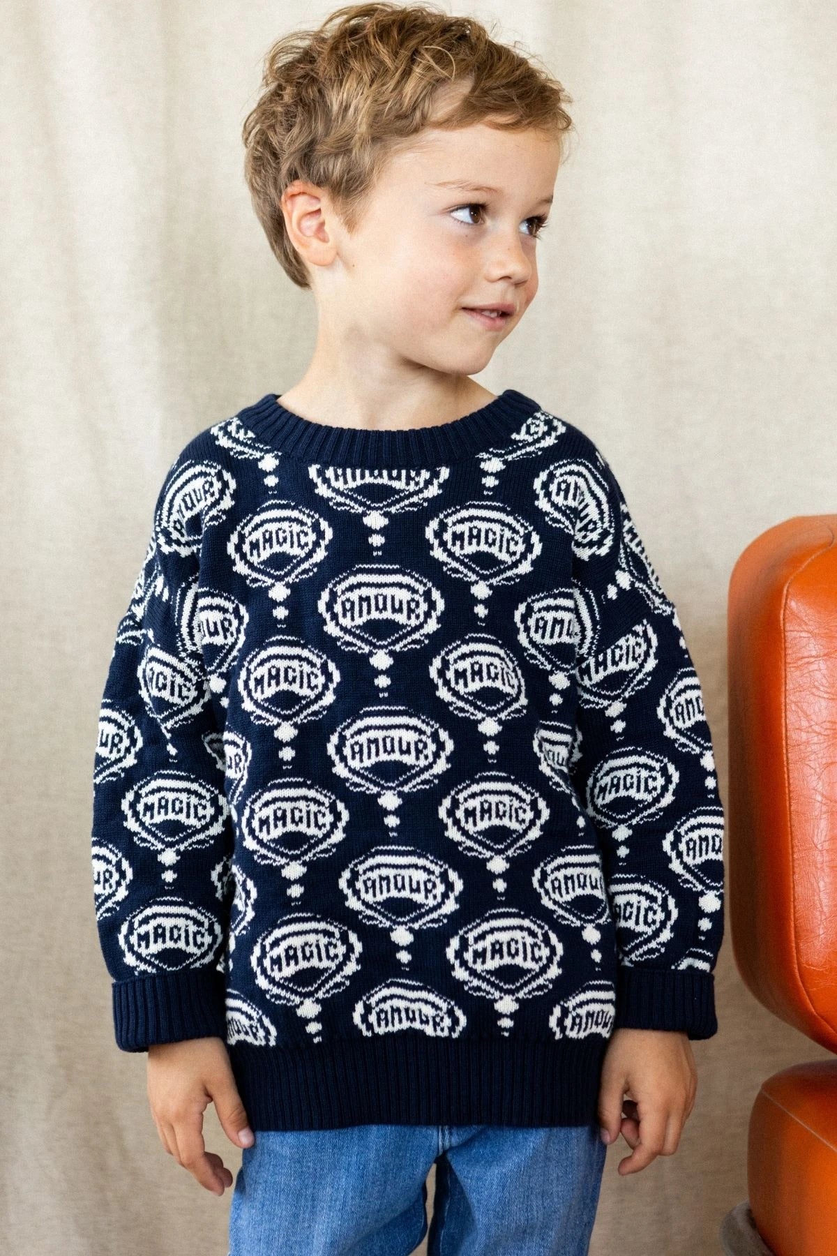Pull Kapda Wonderful Navy — 2-ans