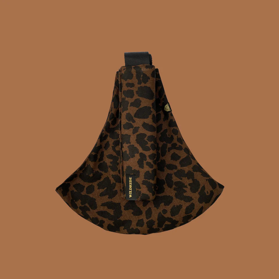 Porte-bébé Wildride Léopard marron 4