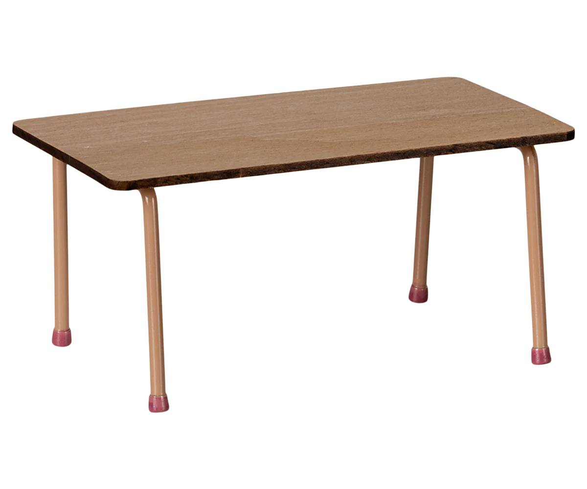 Maileg :  Ensemble table et chaises, Souris - Rose "dark powder" 3