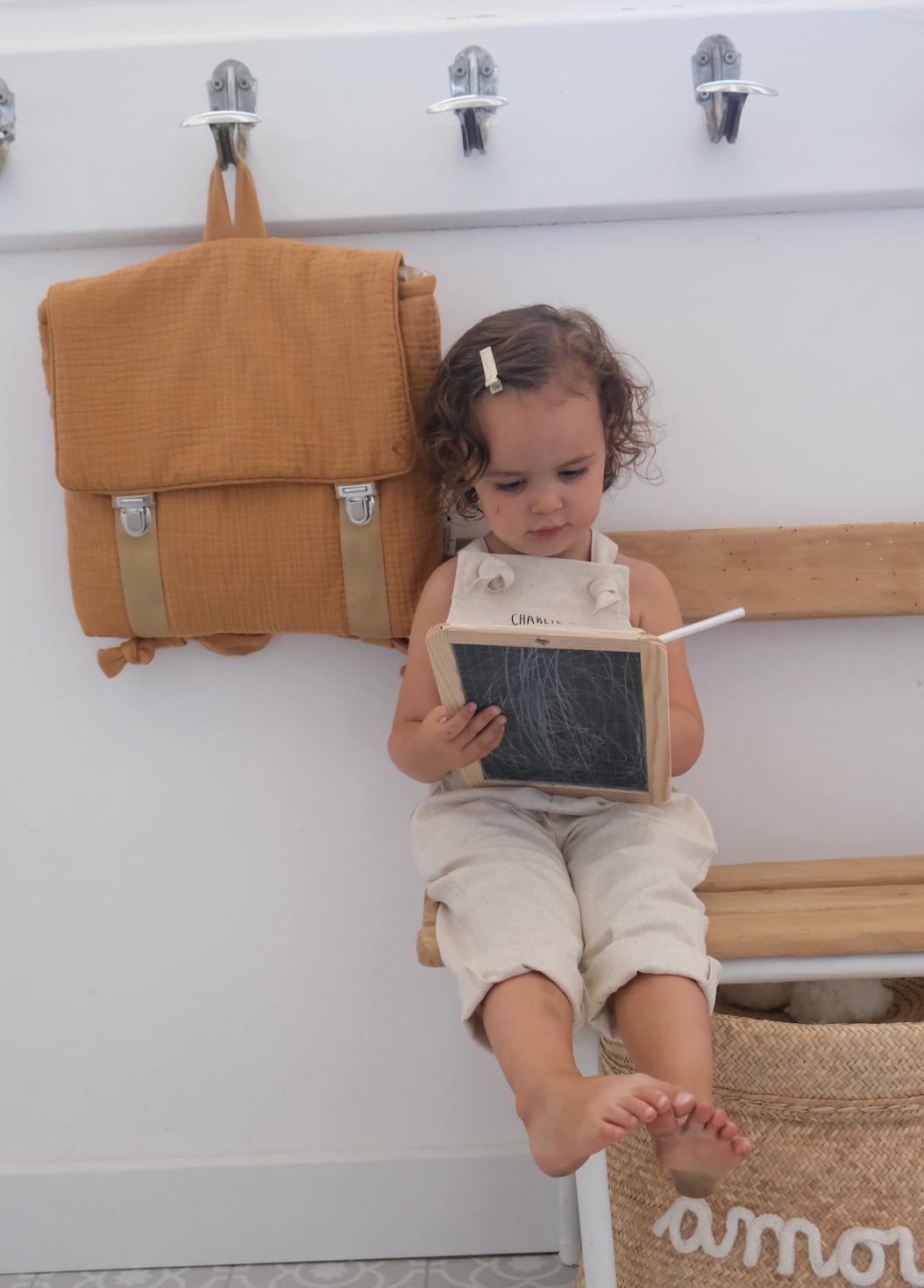 Cartables maternelle en gaze de coton 5