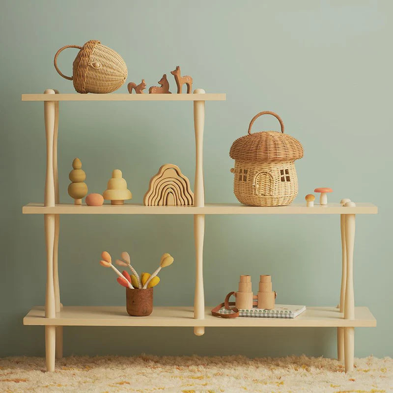 Panier Champignon en rotin 2