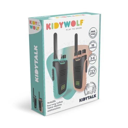 KIDYTALK Talkie-walkie — Turquoise / Beige
