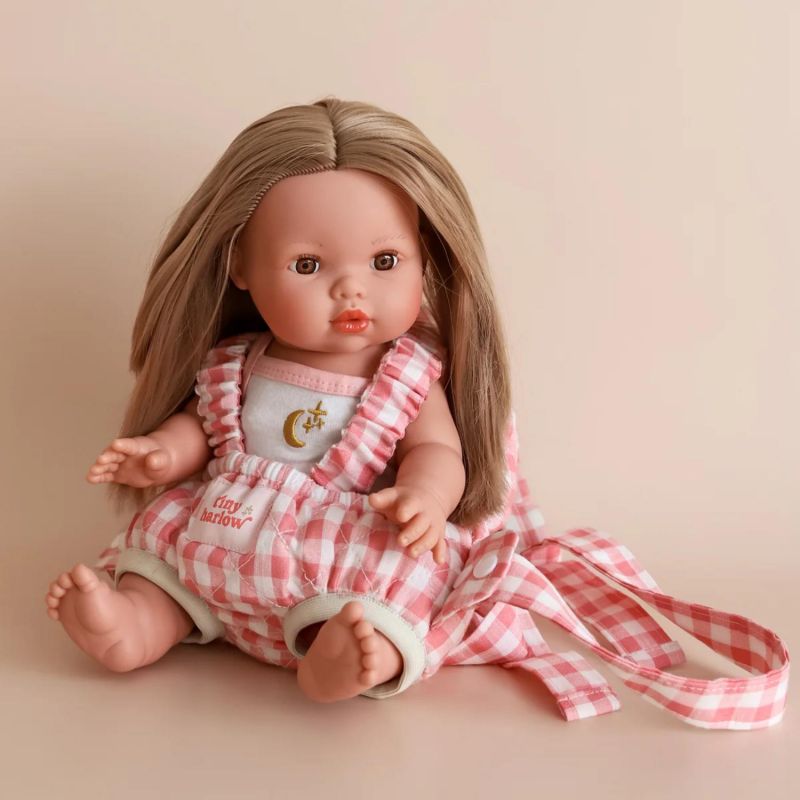 Porte bébé pour poupée Vichy Rose