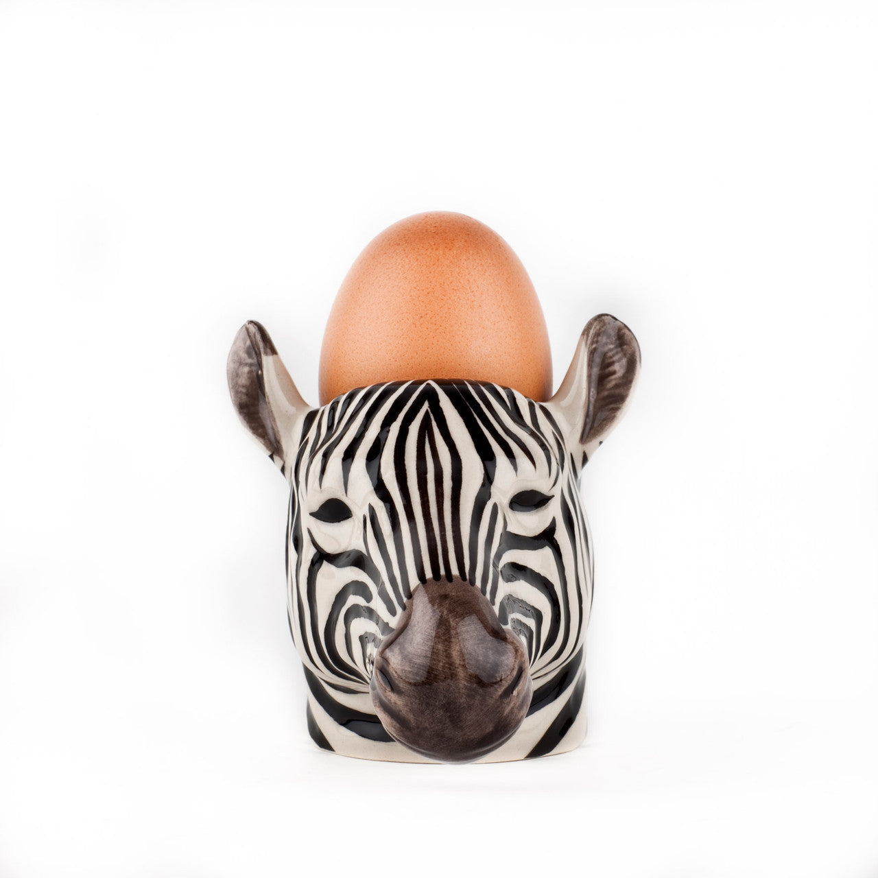 Coquetier en céramique Zèbre