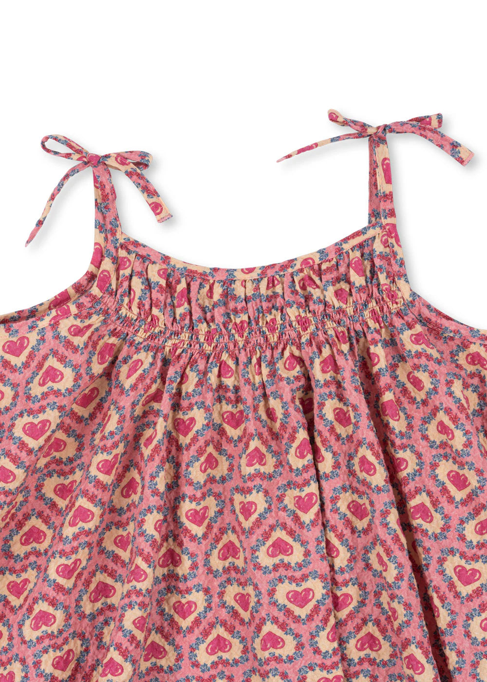 Robe à bretelles vivian felice rose 2