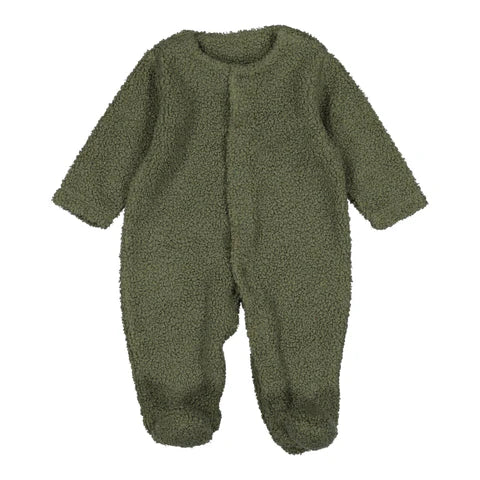 Pyjama en teddy vert Usher — 12 mois