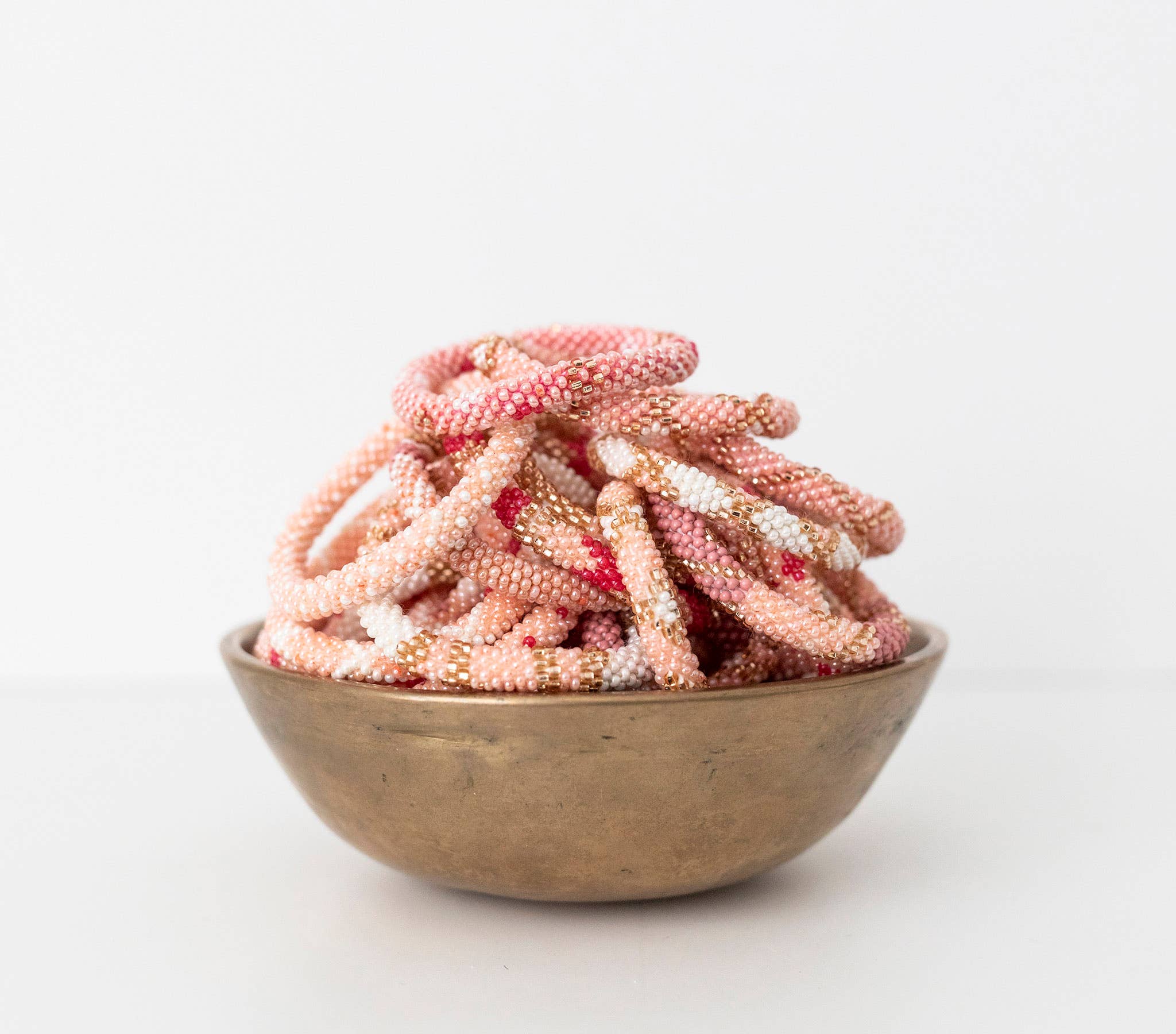 Bracelet en perles pour enfants     💗 TOUT ROSE 💗 3