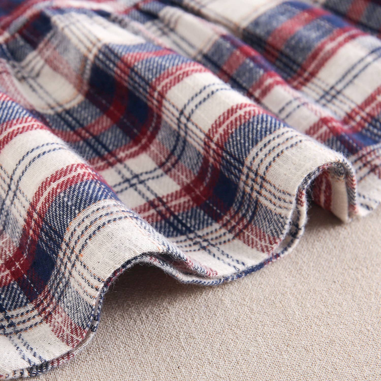 Robe en flanelle tartan 4