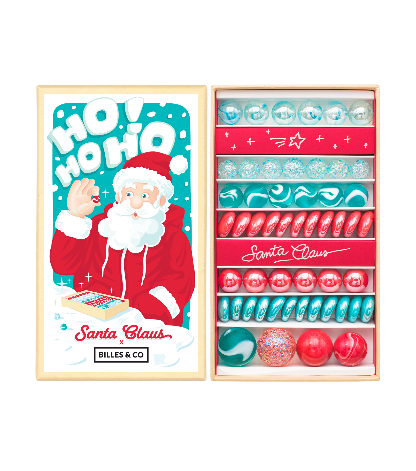 Grand coffret de billes - Santa Claus