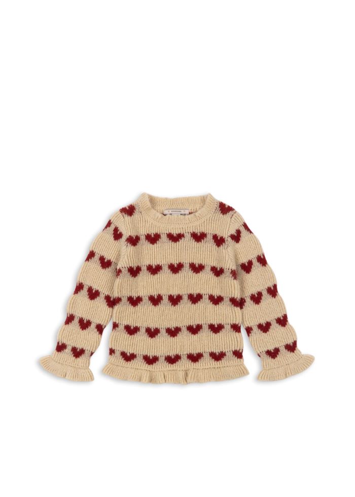 Pull Konges Slojd Laula ~ Cœur ♥️ — 2 ans