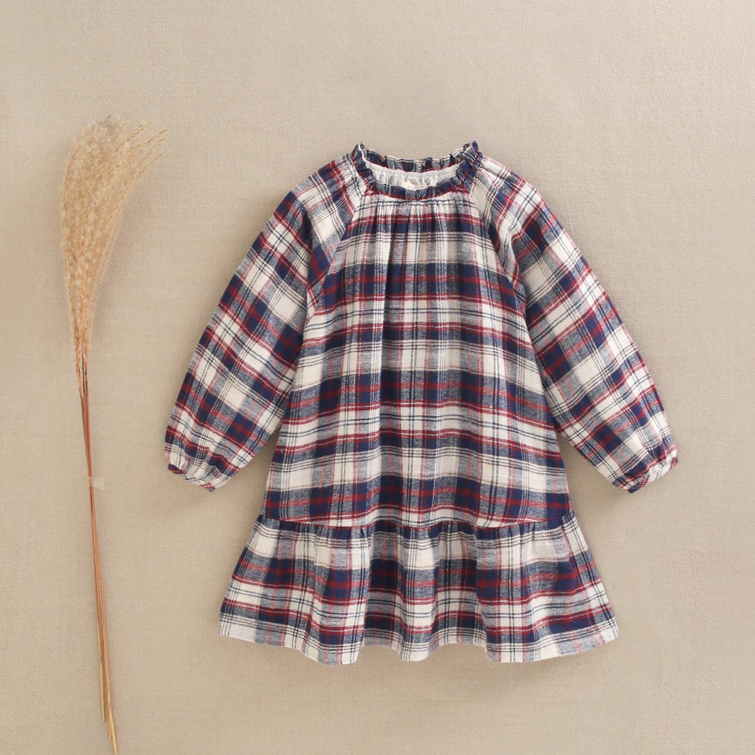 Robe en flanelle tartan 2