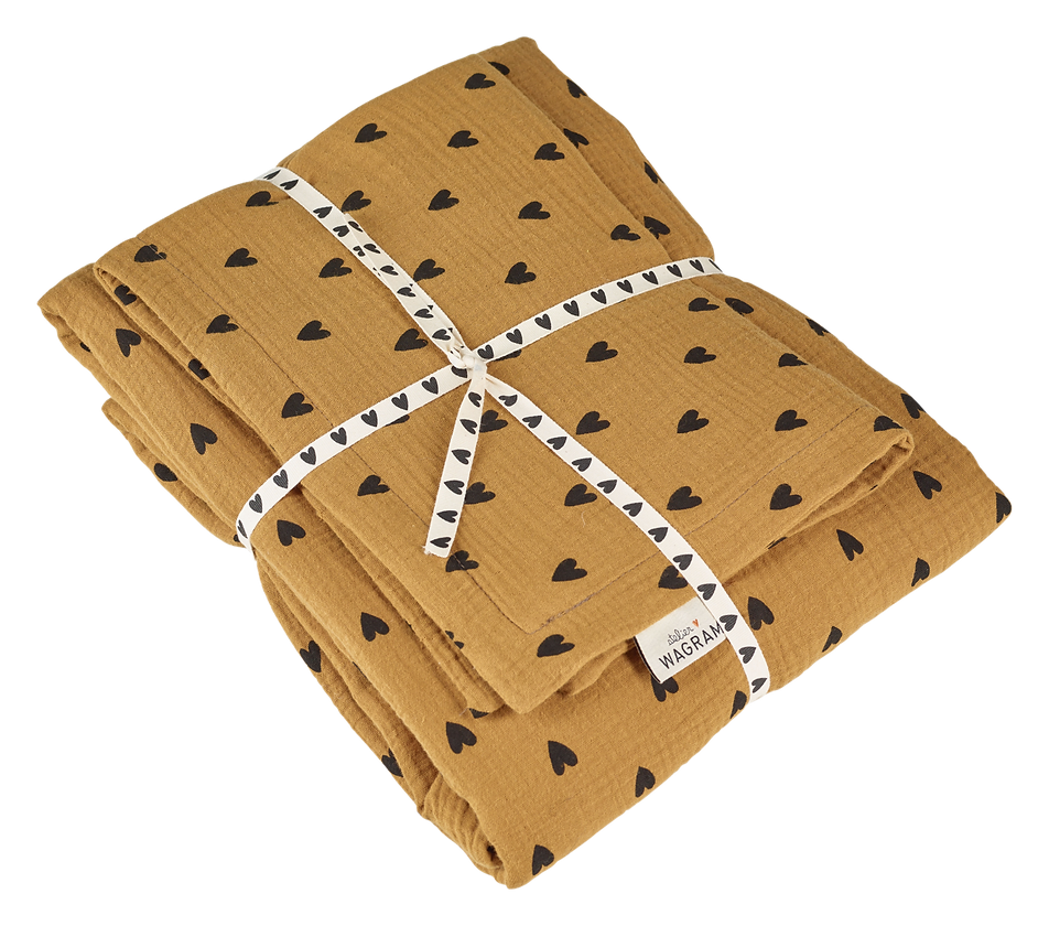 Parure de couette petits coeurs  140x200 10