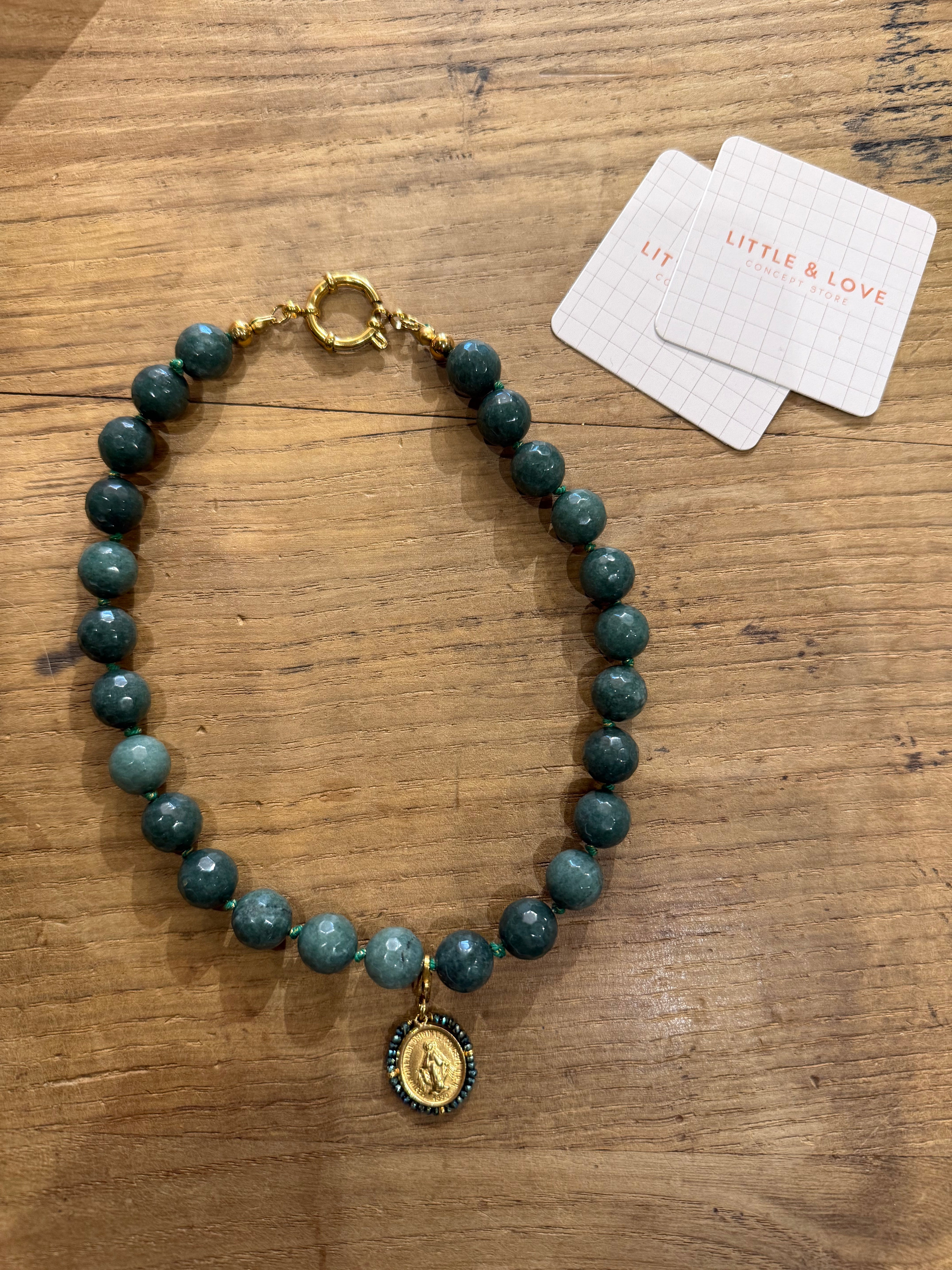 Collier Leonce Vert Forest 2