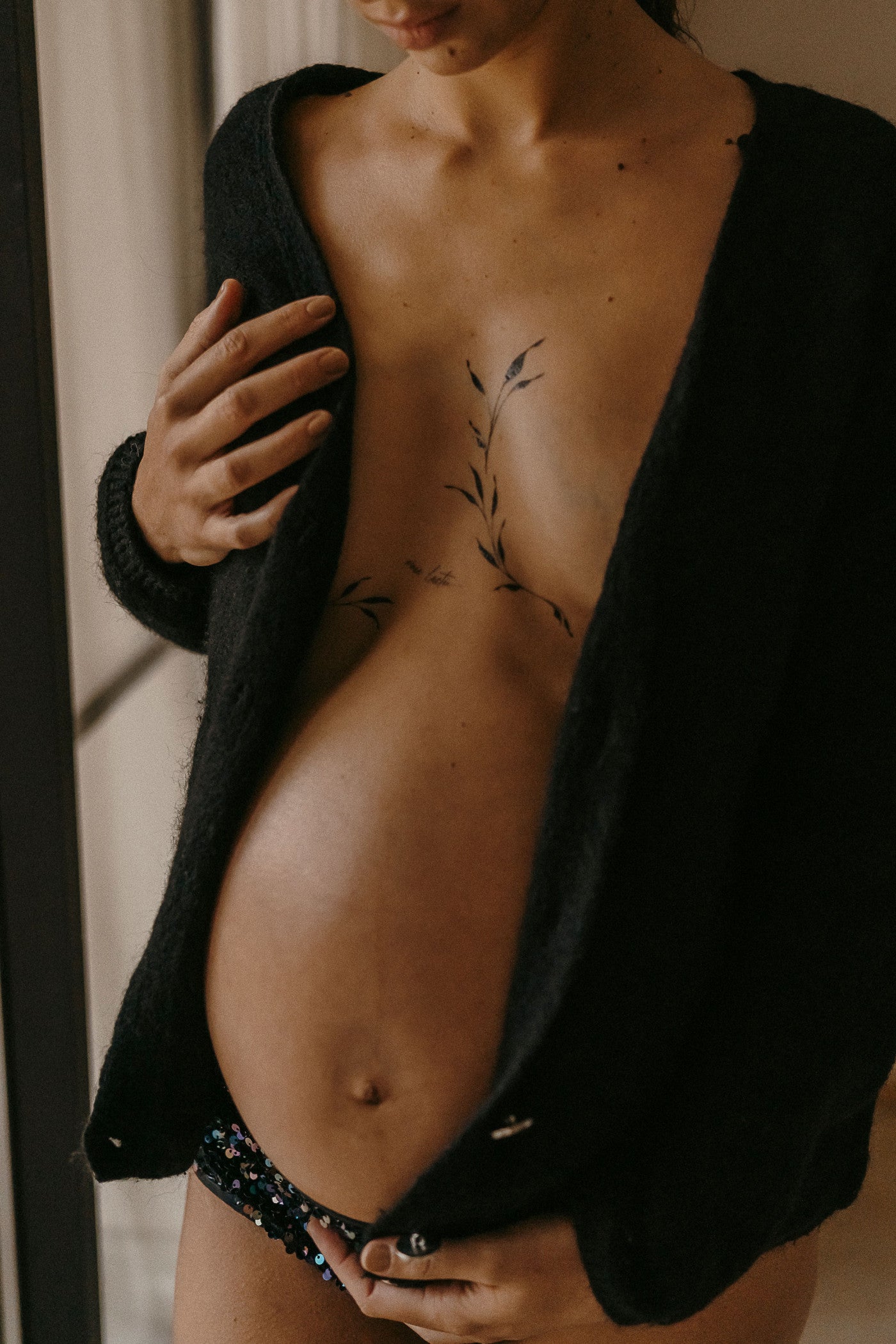 Tatouages de grossesse noir 2
