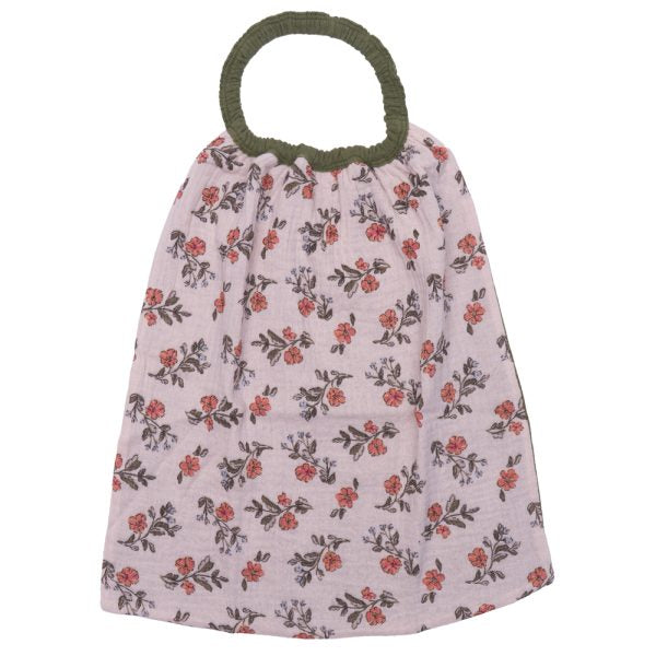 Serviette de table élastiquée — Fleurs/fougère
