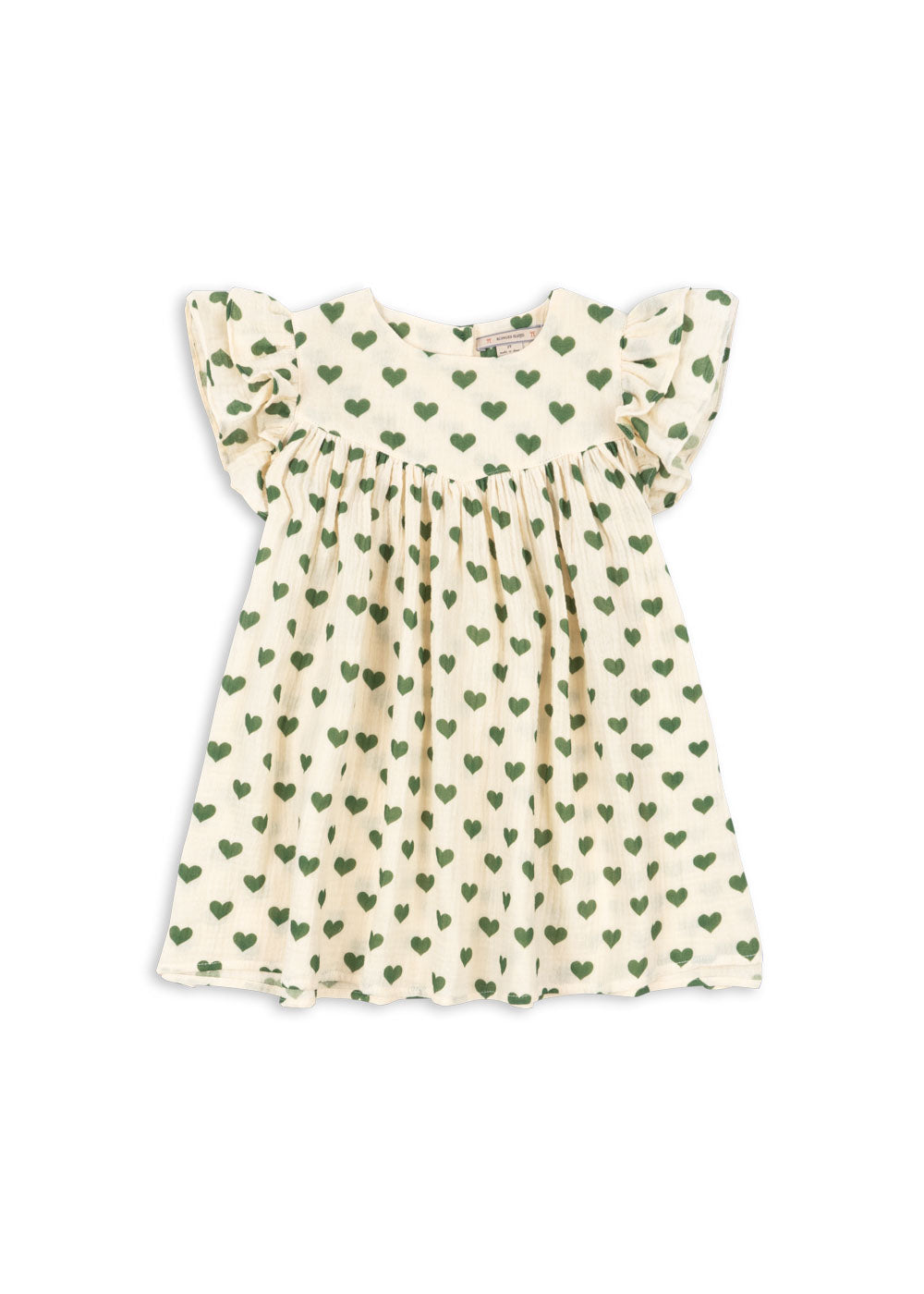 Robe COCO coeurs vert 💚 — 12-mois-1