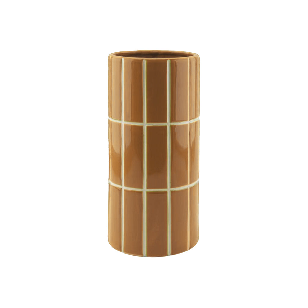 Vase carrelage ocre 4