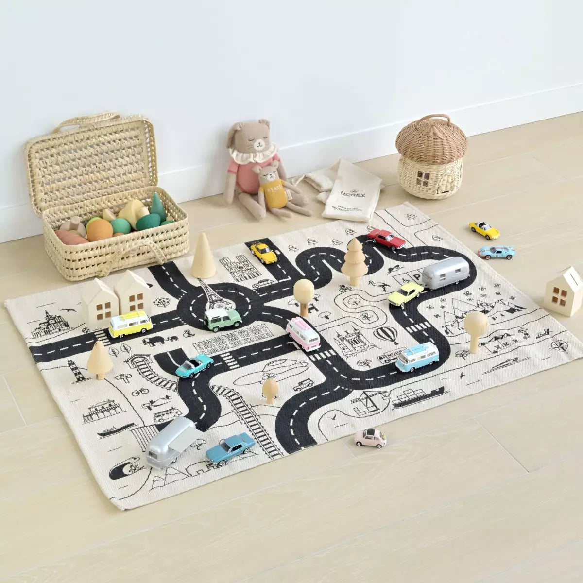 Tapis de jeu routes de France 7