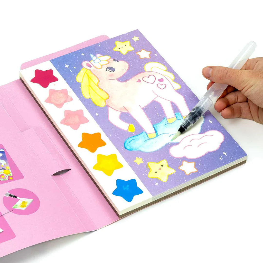 Set carnet de peinture Licorne 2