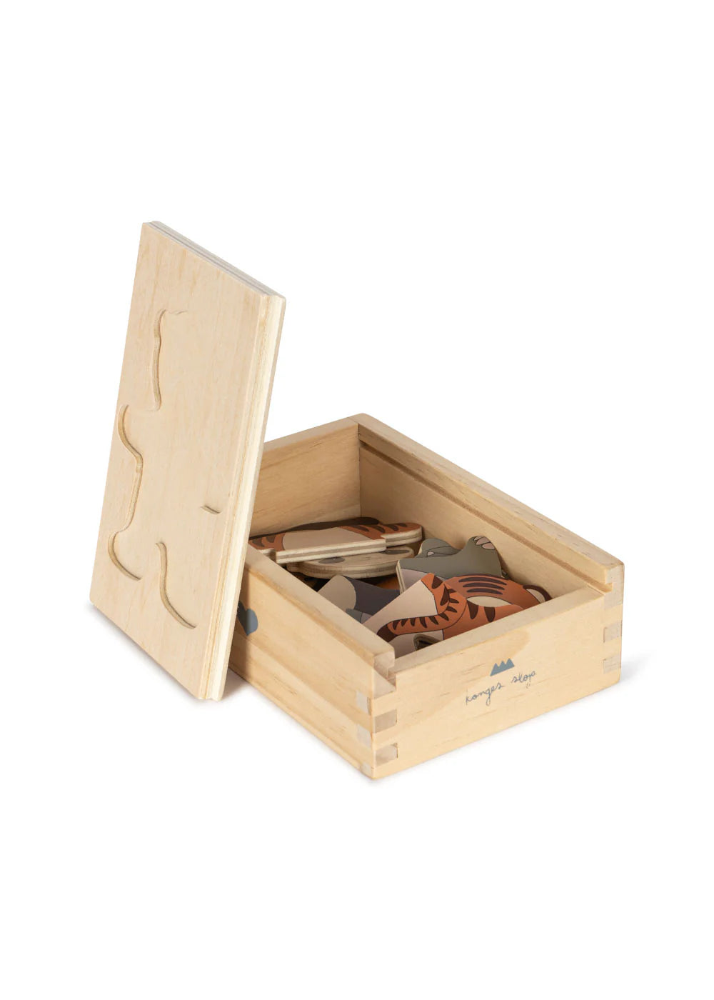 Puzzle habillage d’ourson en bois 5